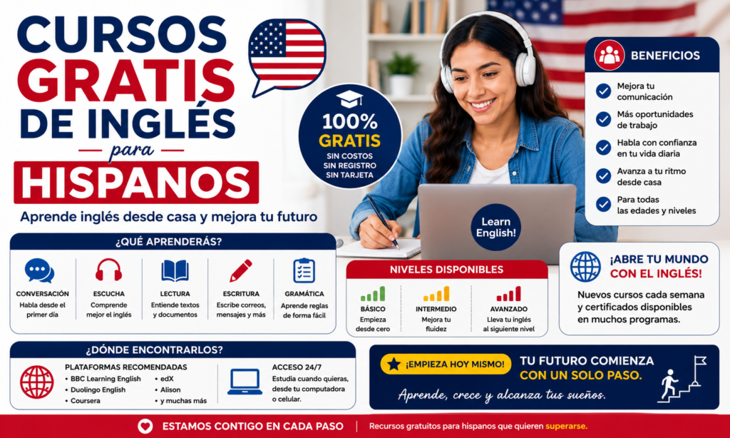 cursos gratis de inglés