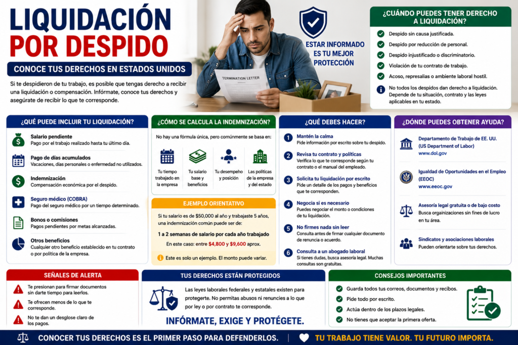 liquidación por despido