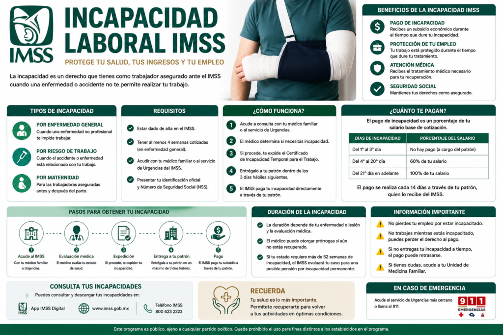 incapacidad laboral IMSS