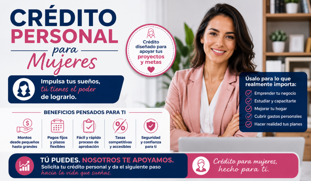 crédito personal para mujeres