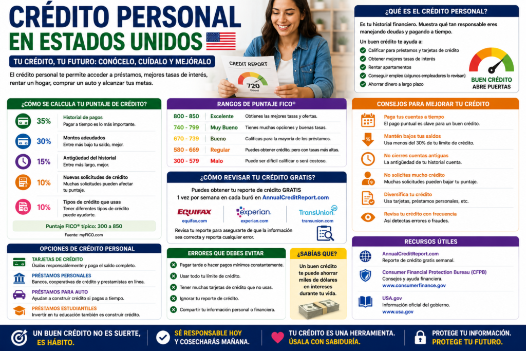 crédito personal en Estados Unidos
