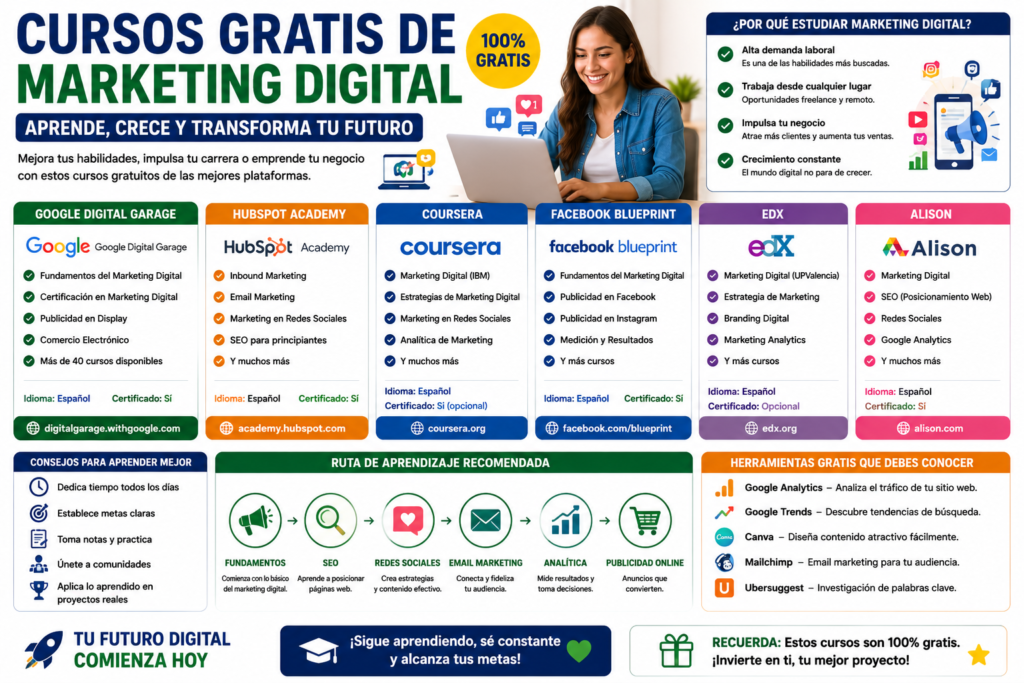 cursos gratis de marketing digital